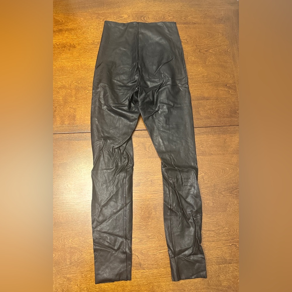 Commando Black Faux Leather Leggings - Picture 5 of 7